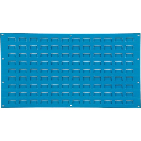 Global Industrial Steel Louver Panel, 36 in W x 19 in H, Blue 249289ABL